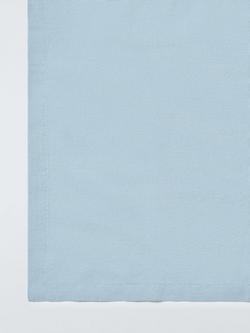 John Lewis Cotton Linen Blend Rectangular Tablecloth, 250 x 160cm, Ice Blue - view 2, Blue