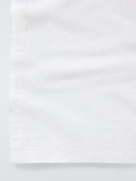 John Lewis Cotton Linen Blend Rectangular Tablecloth, 160 x 250cm, White - view 2, White