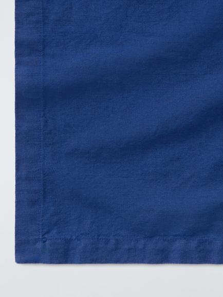 John Lewis Rectangular Cotton Linen Blend Tablecloth, 250 x 160cm, Indigo - view 2, Indigo