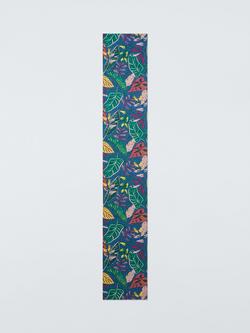 John Lewis Modern Rustic Foliage Cotton Table Runner, 250cm, Multi, Multi