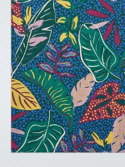 John Lewis Modern Rustic Foliage Cotton Table Runner, 250cm, Multi - view 2, Multi