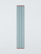 John Lewis x Sanderson Frisk Stripe Cotton Table Runner 250cm, Blue/Multi