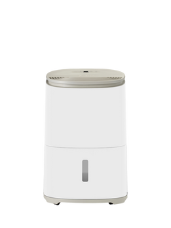 Meaco Arete® One Dehumidifier & Air Purifier, 10L, White/Warm Pebble