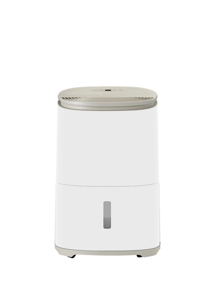 Meaco Arete® One Dehumidifier & Air Purifier, 10L, White/Warm Pebble