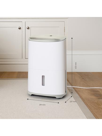 Meaco Arete® One Dehumidifier & Air Purifier, 10L - view 2, White/Warm Pebble