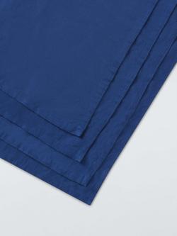 John Lewis Cotton Linen Blend Napkins, Set of 4, Indigo - view 2, Blue