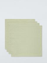 John Lewis Cotton Linen Blend Napkins, Set of 4, Pistachio