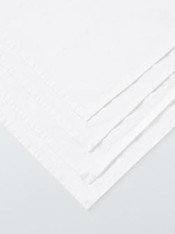 John Lewis Cotton Linen Blend Napkins, Set of 4, White - view 2, White