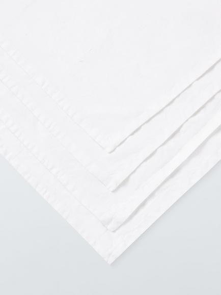 John Lewis Cotton Linen Blend Napkins, Set of 4, White - view 2, White