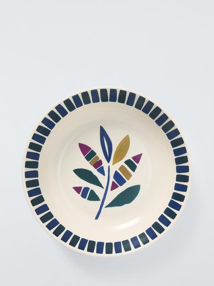 John Lewis Modern Rustic Recycled Plastic Picnic Pasta Bowl, Set of 4, 22cm, Multi - view 2, Multi