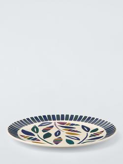 John Lewis Modern Rustic Recycled Plastic Picnic Dinner Plate, Set of 4, 25.4cm, Multi - view 2, Multi