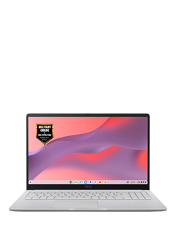 ASUS Chromebook CX15 Laptop, Intel N50 Processor, 4GB RAM, 64GB eMMC, 15.6” Full HD, Grey, Grey