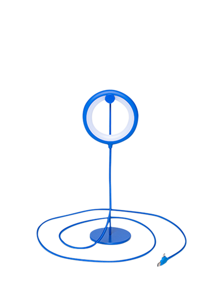 Xoopar Bird Bily Lamp with Stand, Blue, Blue