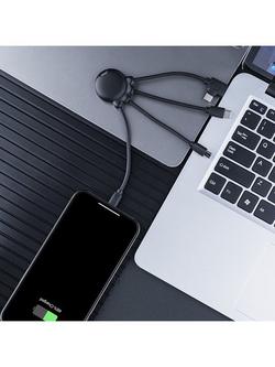 Xoopar Octopus Charging Cable, Black - view 2, Black