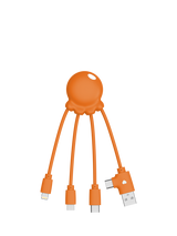 Xoopar Octopus Charging Cable, Orange