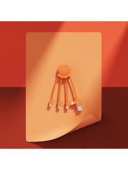 Xoopar Octopus Charging Cable, Orange - view 2, Orange