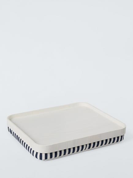 John Lewis Coastal Lap Tray, FSC-Certified (Plywood), Blue, Blue