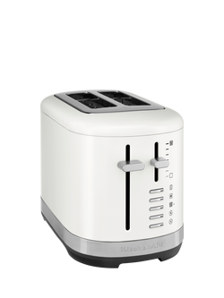 KitchenAid 5KMT2109BPL Wide 2 Slot Toaster, Porcelain White, Porcelain White