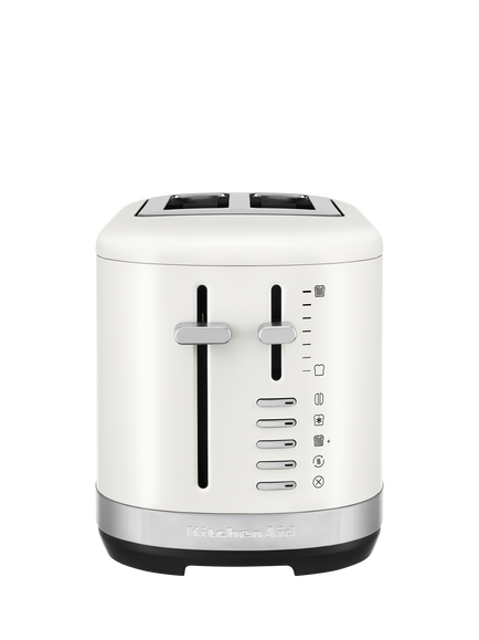 KitchenAid 5KMT2109BPL Wide 2 Slot Toaster, Porcelain White - view 2, Porcelain White