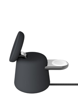 Belkin BoostCharge Pro 2-in-1 Wireless Charging Dock with Qi2, 15W - view 2, Charcoal