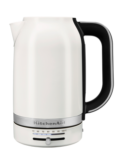 KitchenAid Variable Temperature Electric Kettle, 1.7L, Porcelain White, Porcelain White