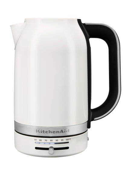 KitchenAid Variable Temperature Electric Kettle, 1.7L, Porcelain White, Porcelain White