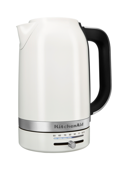 KitchenAid Variable Temperature Electric Kettle, 1.7L, Porcelain White - view 2, Porcelain White