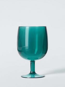 John Lewis Stackable Plastic Picnic Wine Glass, Set of 4, 250ml, Multi - view 2, Multi