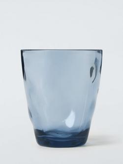 John Lewis Wave Plastic Picnic Tumbler, 500ml, Blue, Blue