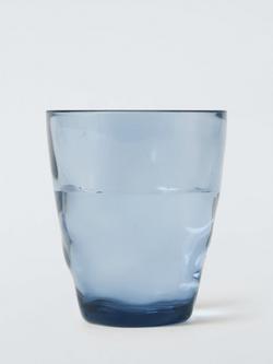 John Lewis Wave Plastic Picnic Tumbler, 500ml, Blue - view 2, Blue