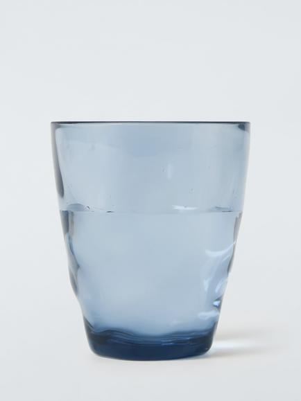 John Lewis Wave Plastic Picnic Tumbler, 500ml, Blue - view 2, Blue