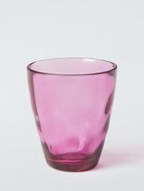 John Lewis Wave Plastic Picnic Tumbler, 500ml, Pink