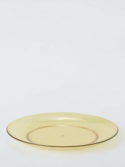 John Lewis Stackable Plastic Picnic Plates, Set of 4, 23cm, Multi - view 2, Multi