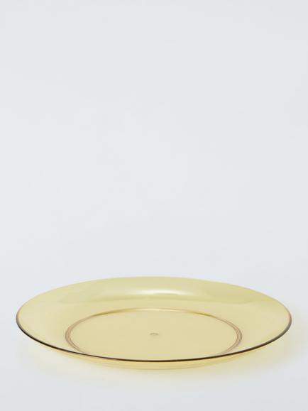 John Lewis Stackable Plastic Picnic Plates, Set of 4, 23cm, Multi - view 2, Multi