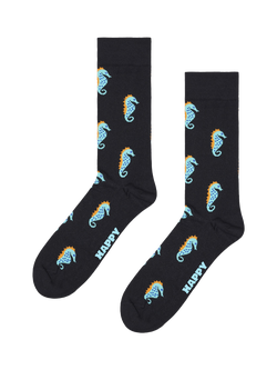 Happy Socks Everyday Sea Socks, Pack of 5, Blue/Multi - view 2, Blue/Multi
