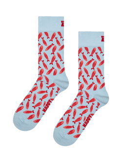 Happy Socks Sardines Socks, Light Blue, Light Blue