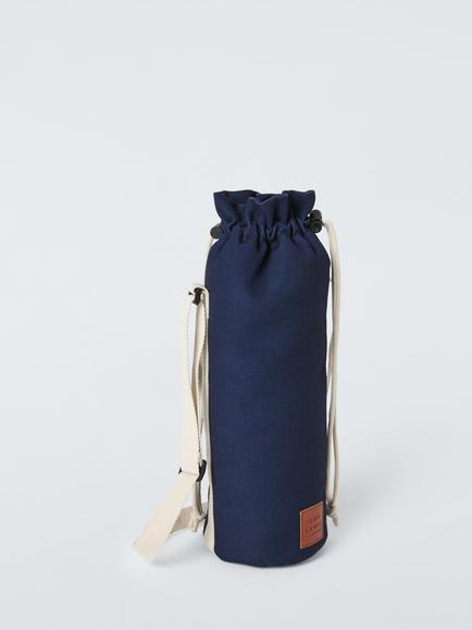 John Lewis Coastal Insulated Wine Bottle Cooler Bag, 2L, Blue, Blue
