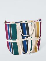 John Lewis Modern Rustic Stripe Picnic Cooler Bag, 20L, Multi