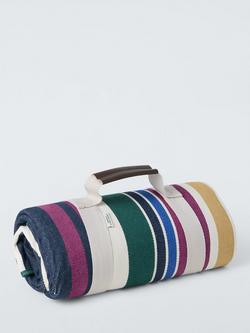 John Lewis Modern Rustic Stripe Extra Large Picnic Rug, Multi, Multi