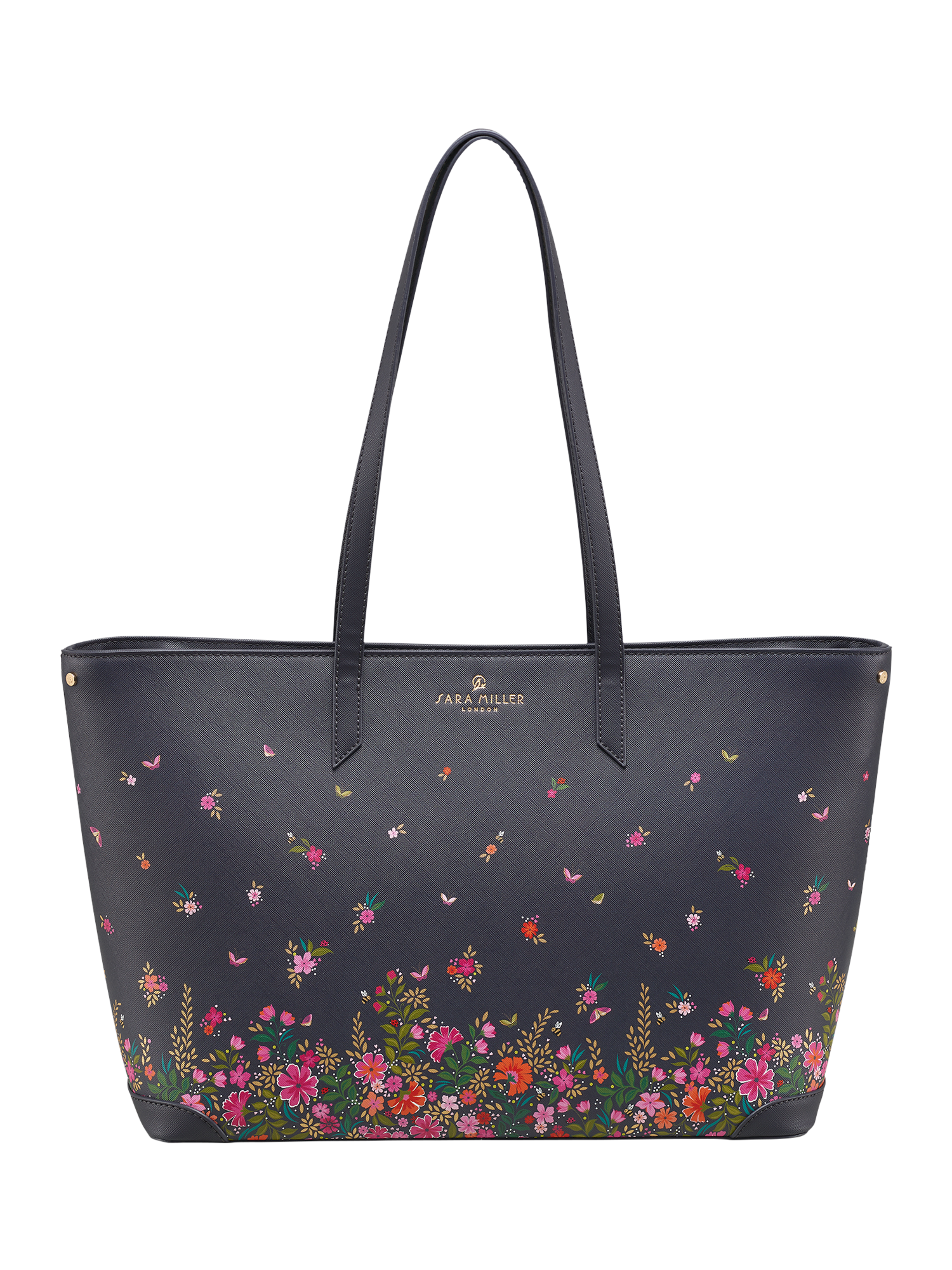 Product image 1 of 6, which shows Sara Miller Large Tote Bag, Ditsy Floral
