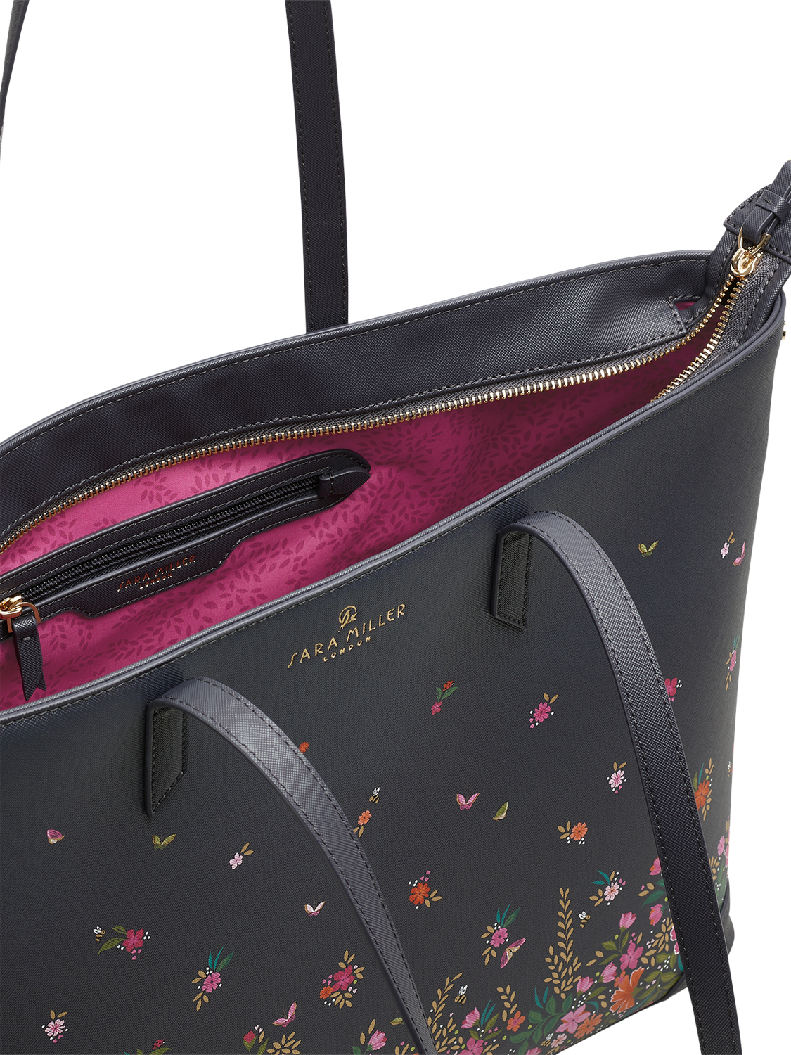 Product image 4 of 6, which shows Sara Miller Large Tote Bag, Ditsy Floral