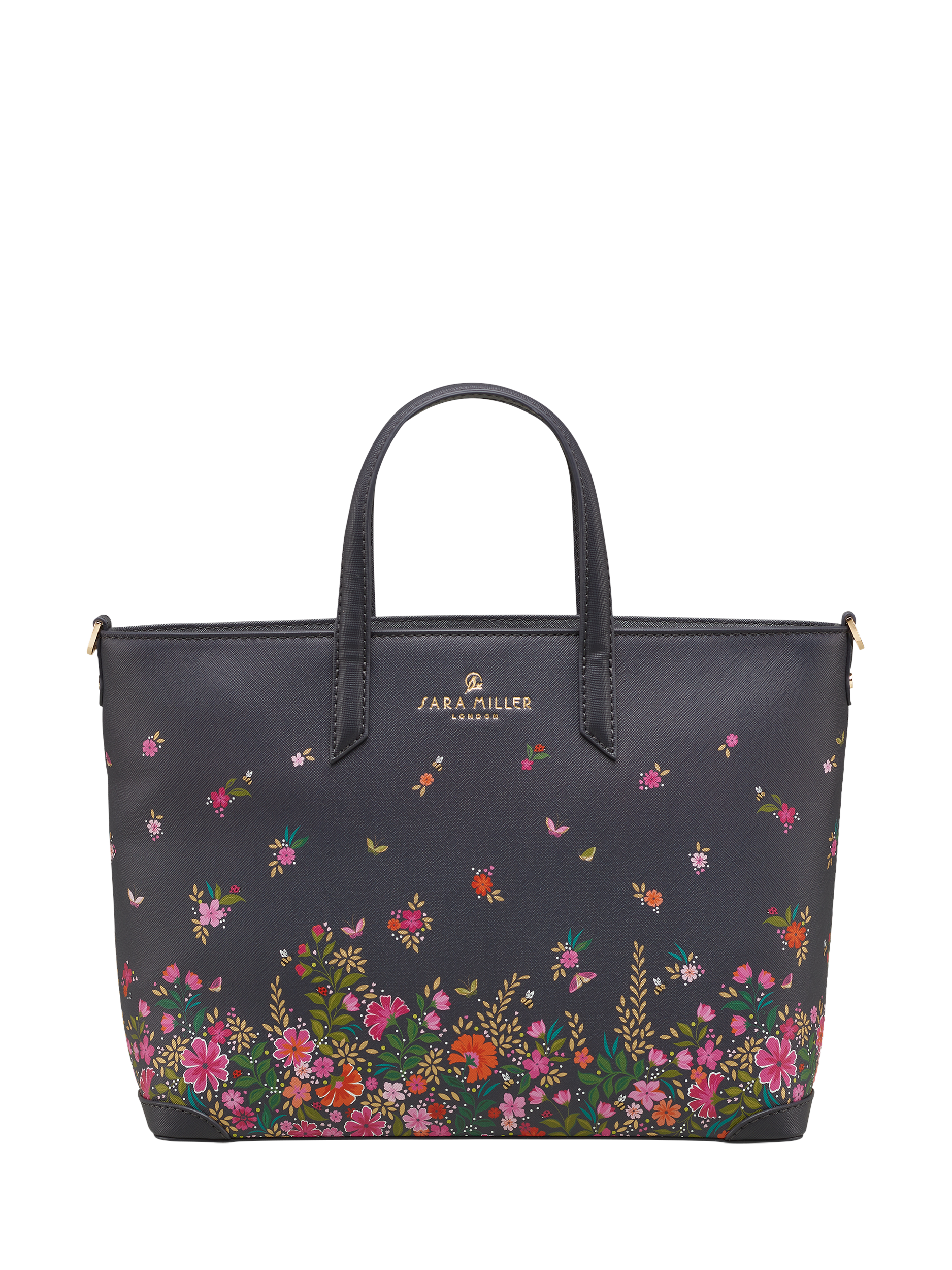 Product image 1 of 7, which shows Sara Miller Medium Tote Bag, Ditsy Floral