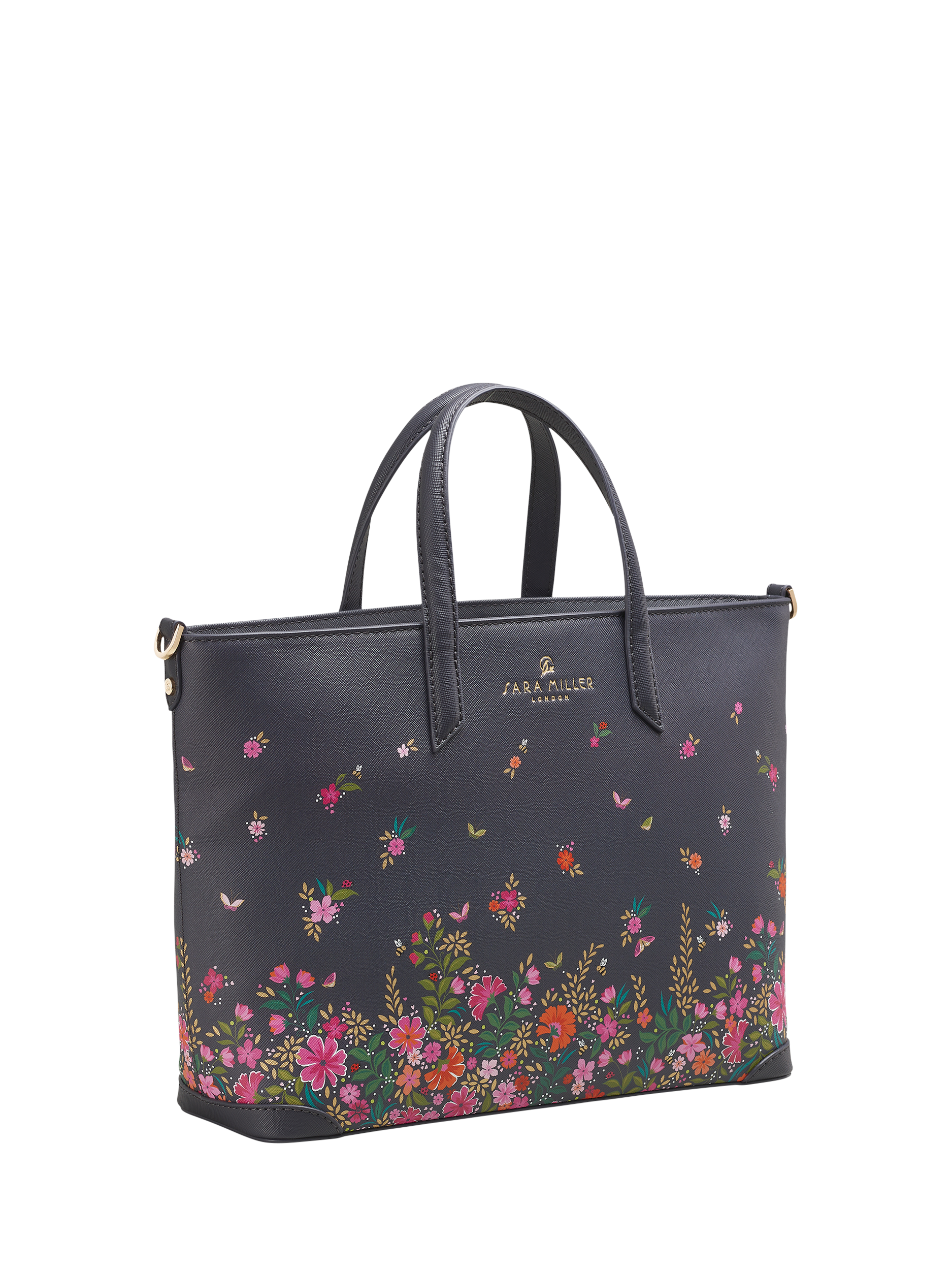 Product image 3 of 7, which shows Sara Miller Medium Tote Bag, Ditsy Floral