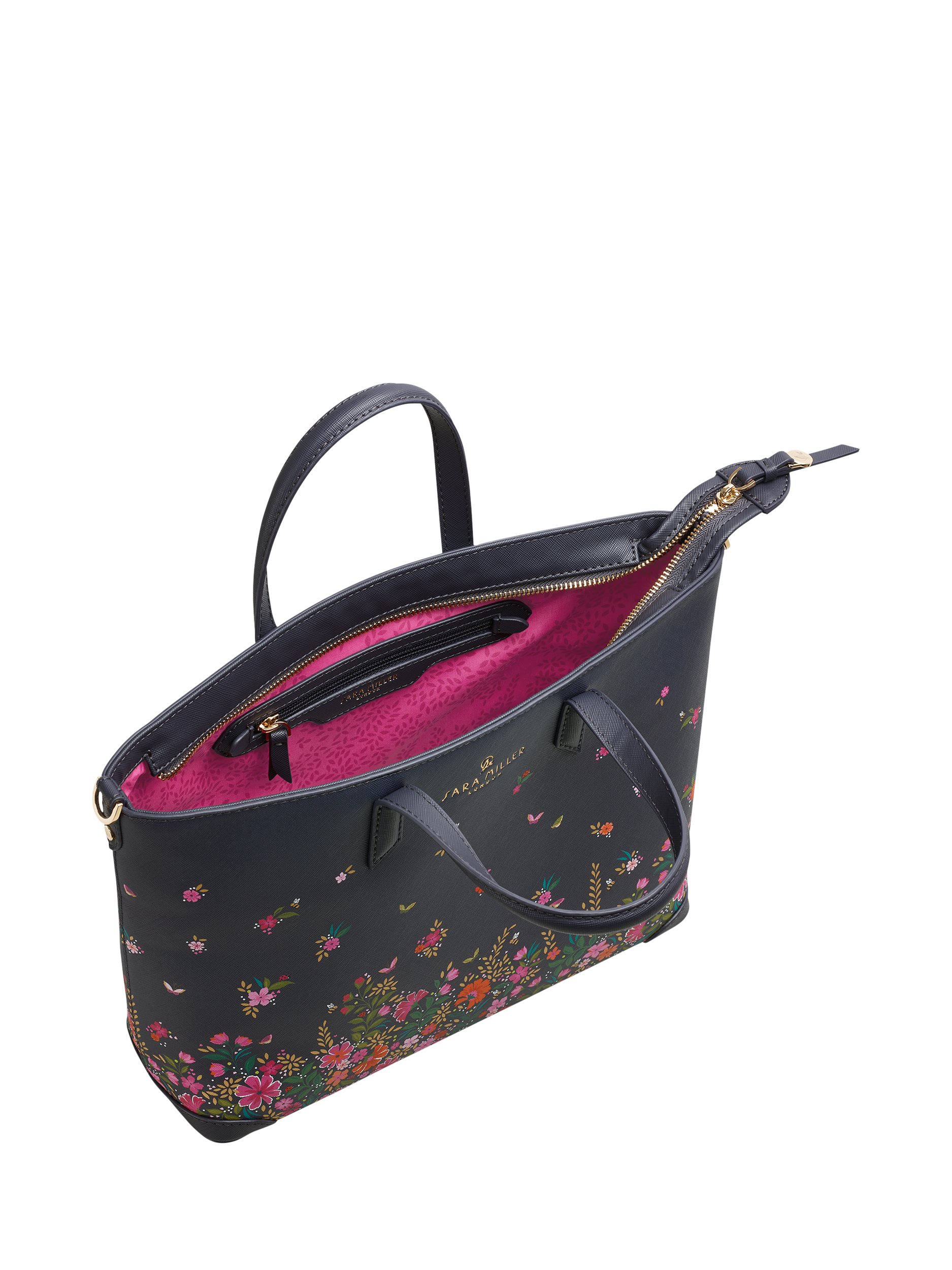 Product image 5 of 7, which shows Sara Miller Medium Tote Bag, Ditsy Floral