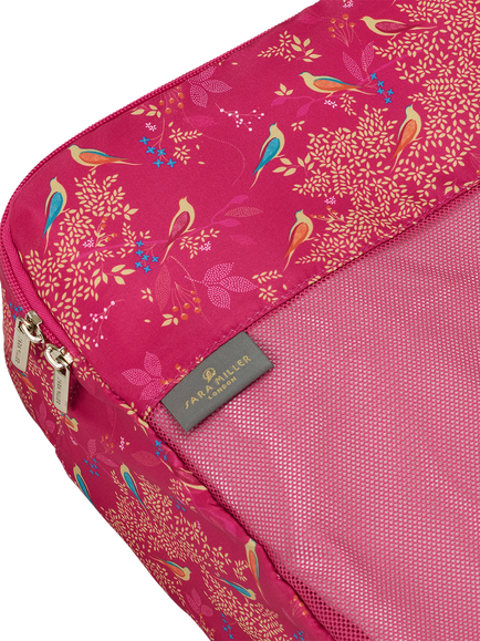 Sara Miller London Packing Cube Set, Pack of 4, Pink Chelsea - view 2, Pink Chelsea