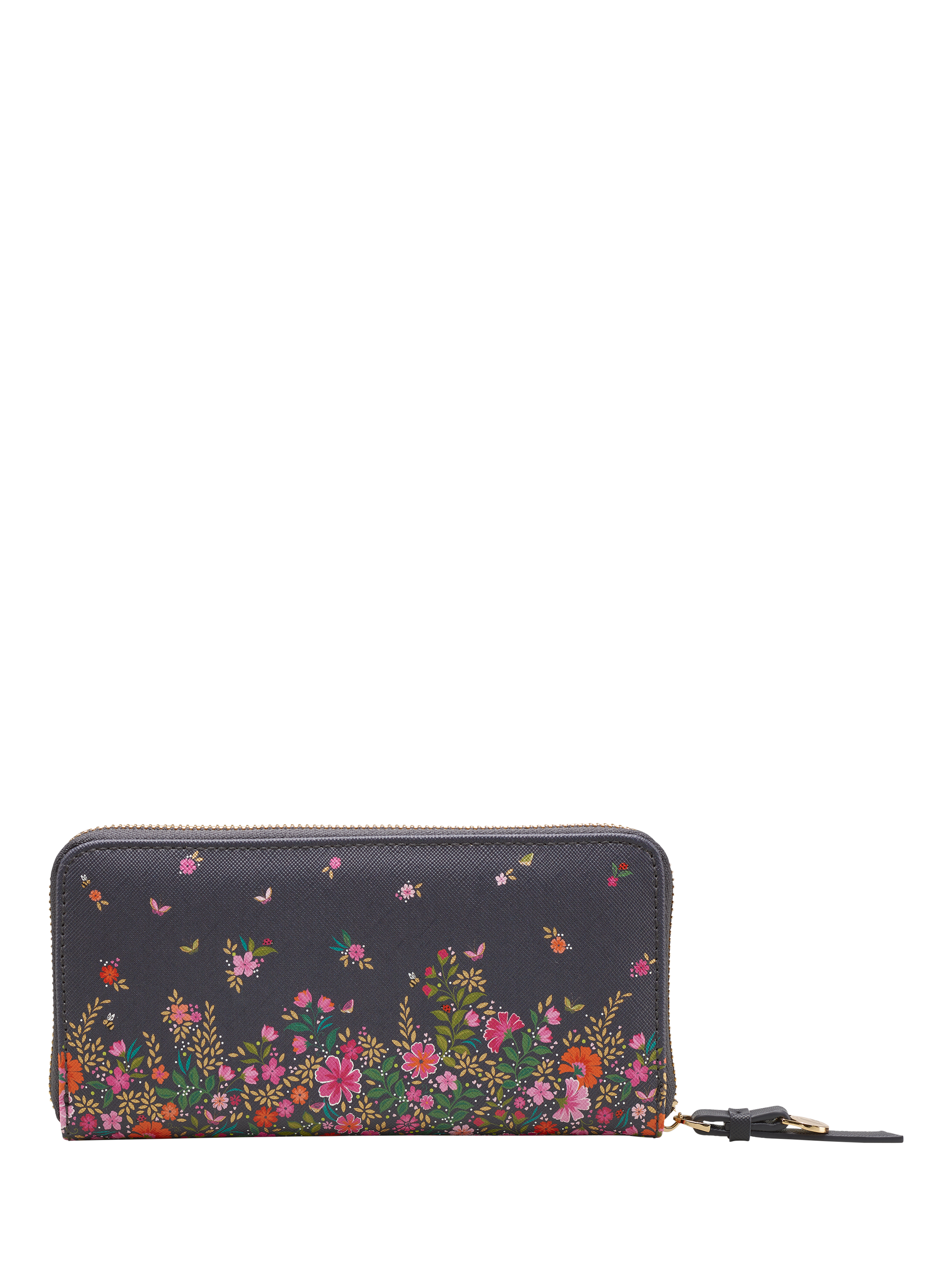 Product image 2 of 5, which shows Sara Miller Large Zip Purse, Ditsy Floral