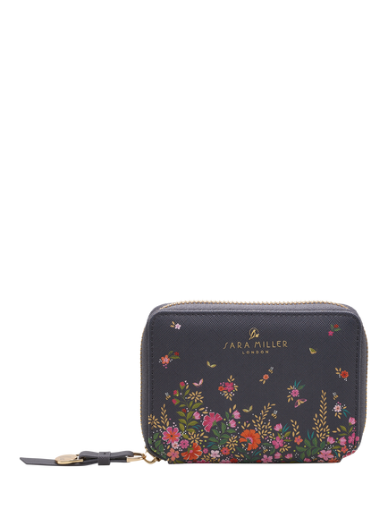 Sara Miller Small Zip Purse, Ditsy Floral, Ditsy Floral
