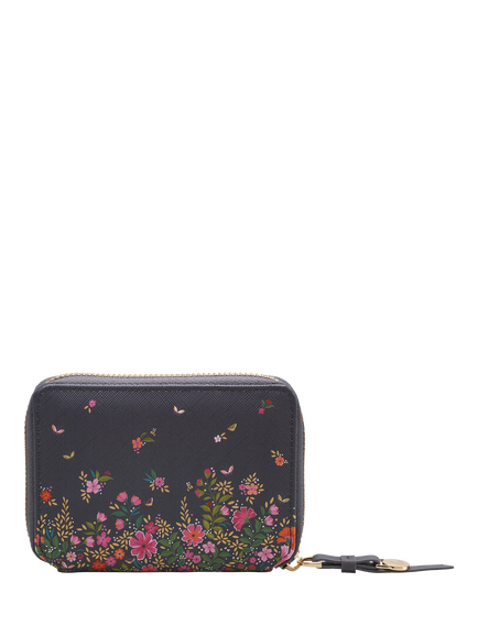 Sara Miller Small Zip Purse, Ditsy Floral - view 2, Ditsy Floral