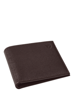 Aspinal of London Bifold Leather Wallet, Brown, Brown