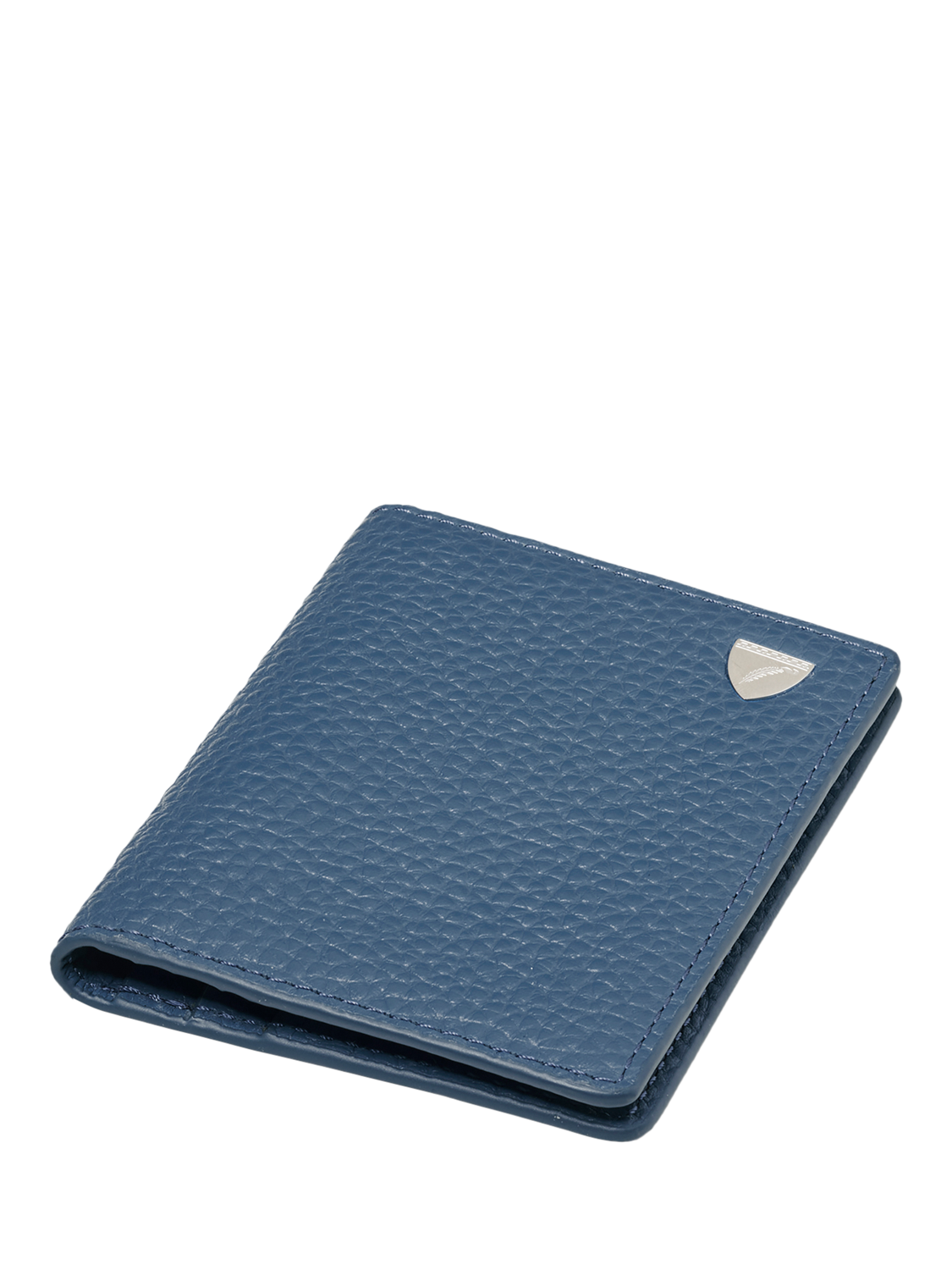 Product image 5 of 5, which shows Aspinal of London Leather Double Fold Card Holder, Topaz